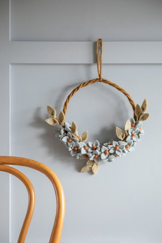Dusty Blue Wreath