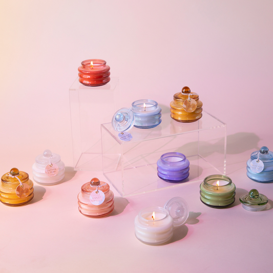 Beam 85 g Glaskerze – Rot – Pomelo-Rose