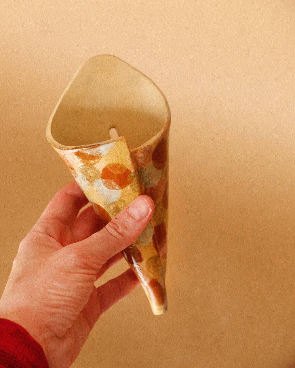 Wandvase Eistüte
