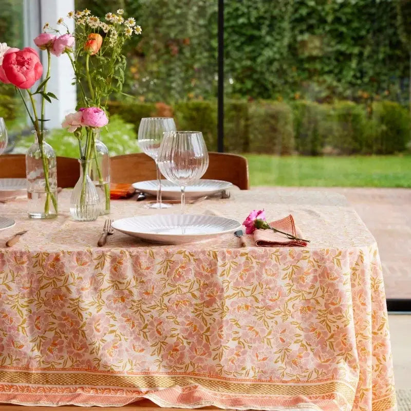 Tischdecke - Petunia Rose: 170x170cm