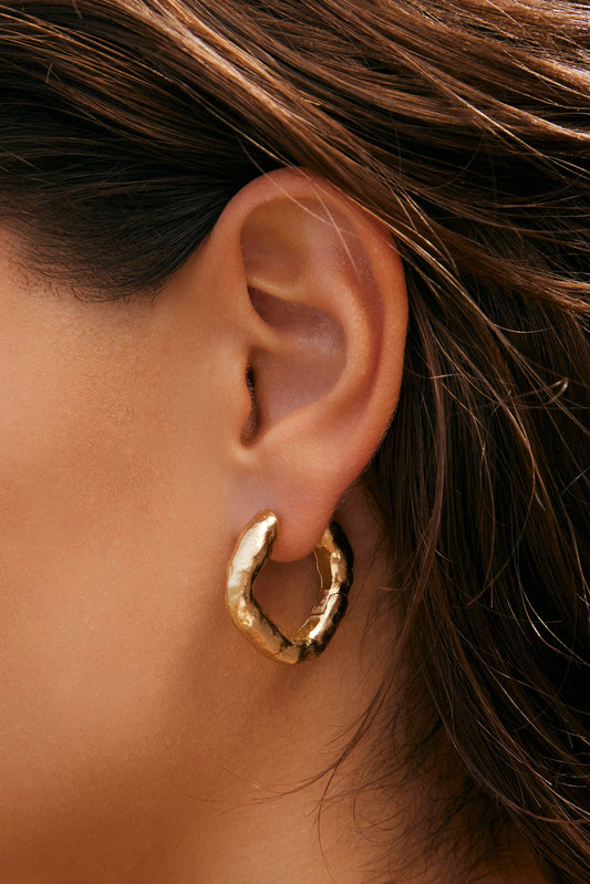 Adri Creolen | Schmuck aus vergoldetem, wasserdichtem Material