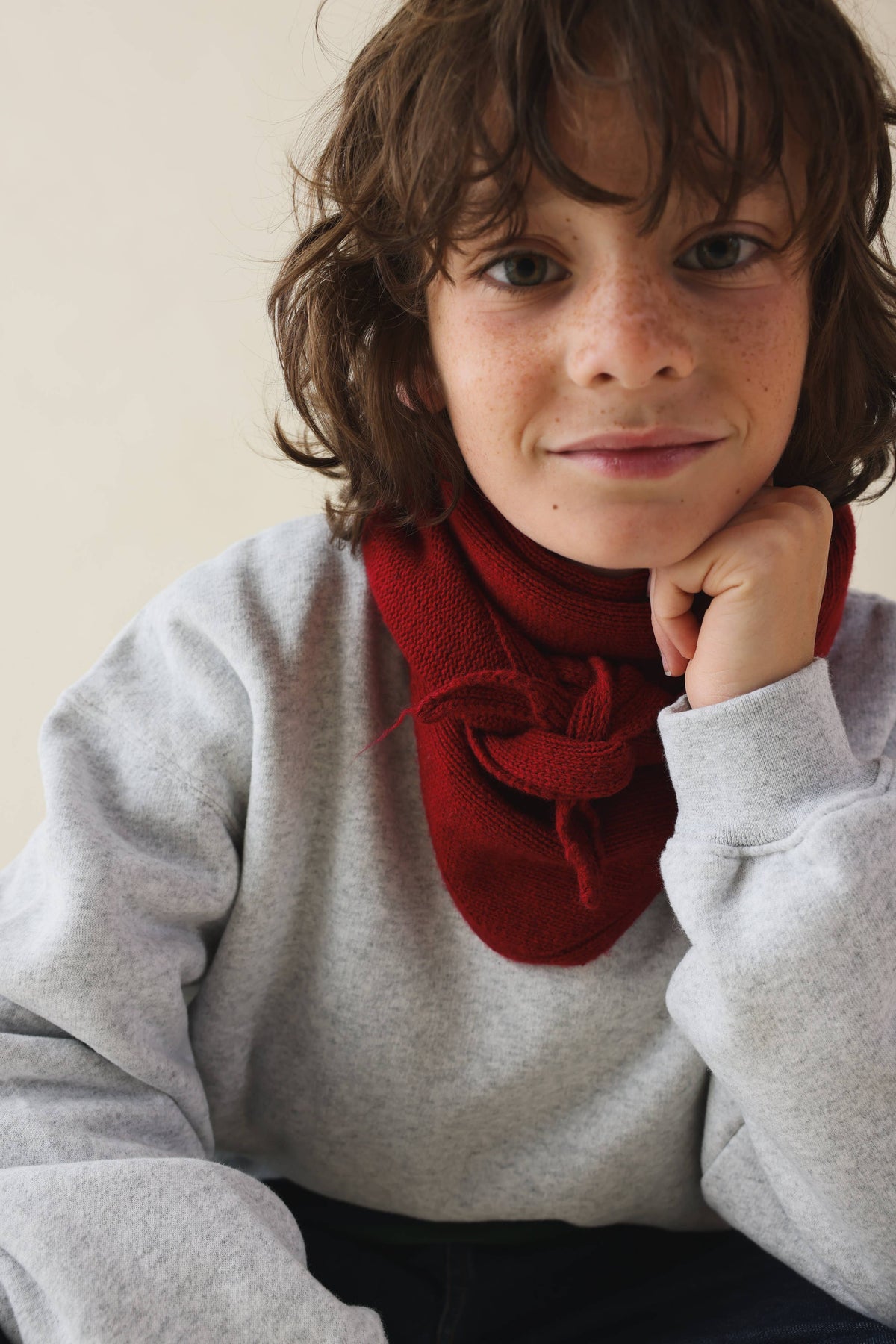 Roter Colette‑Schal