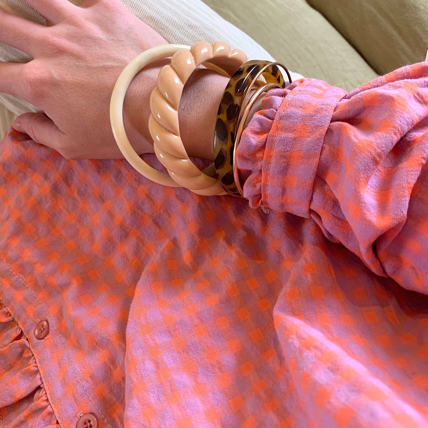 Ecru Schilfrohr PM - Celluloseacetat