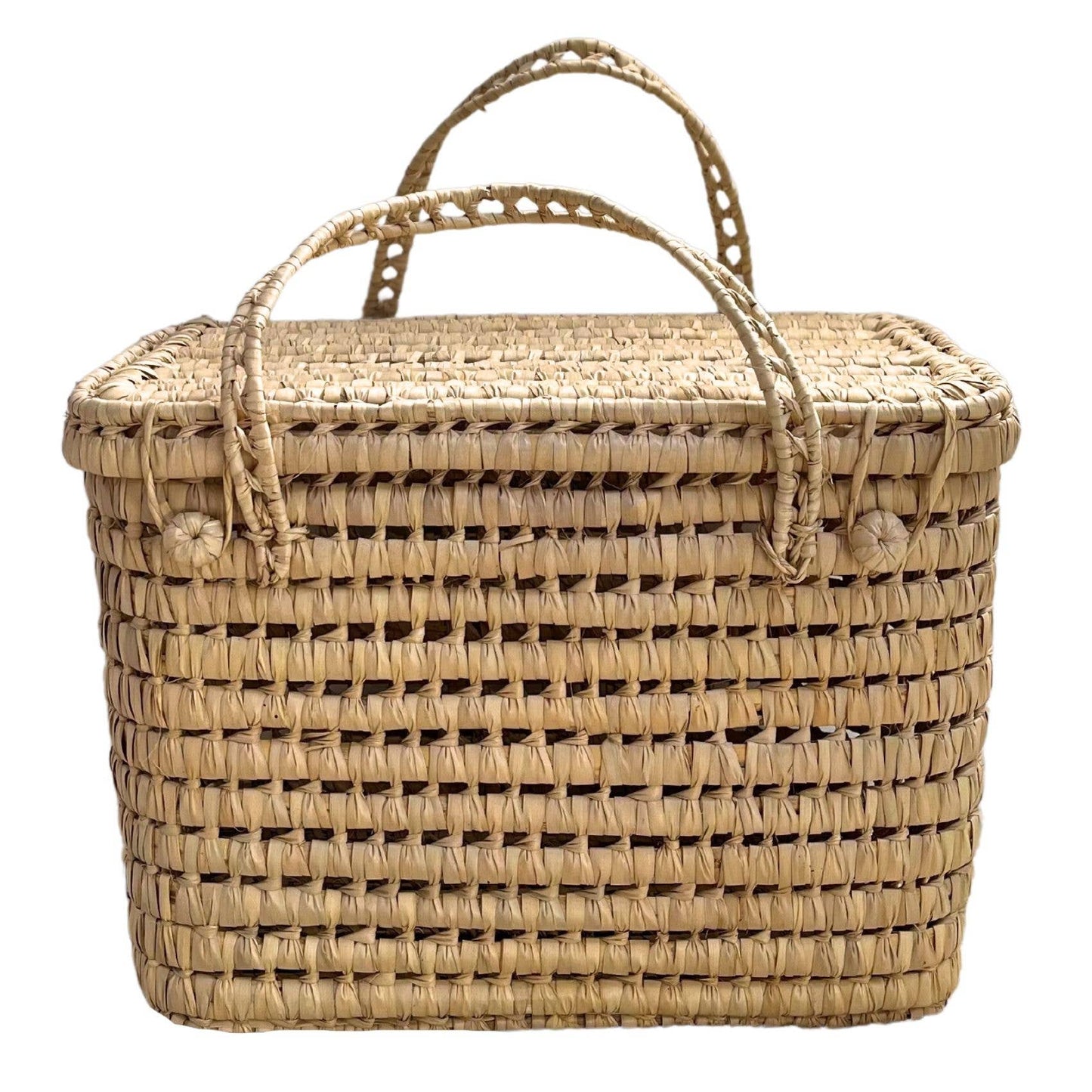 Truhe aus Palmblättern 45 cm