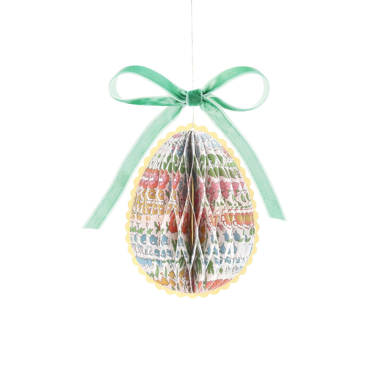 Meri Meri x Liberty Papier-Waben-Ei-Dekorationen 1 Pack ( 6 Stk. )