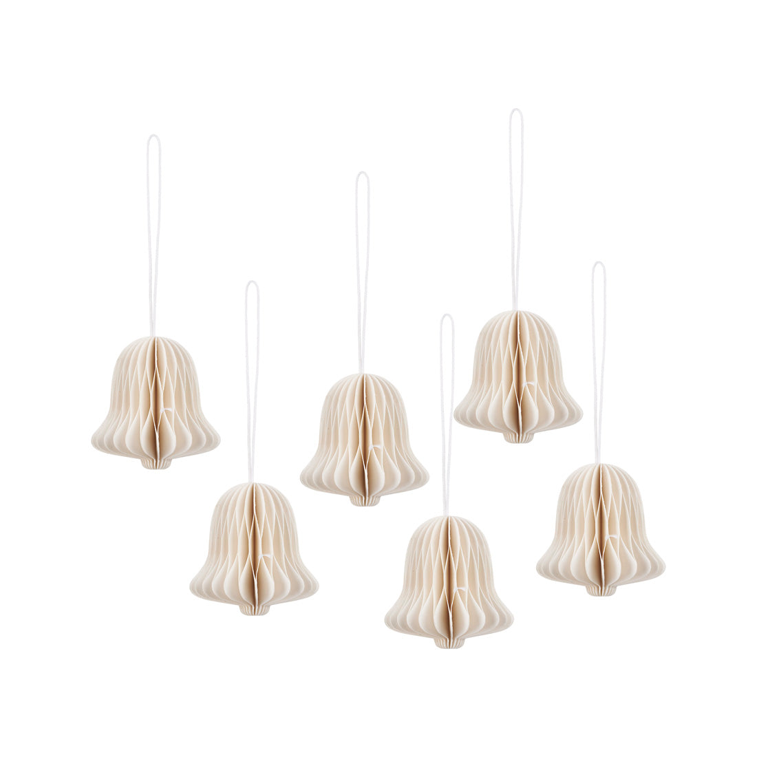 Chime Bell Christbaumschmuck White