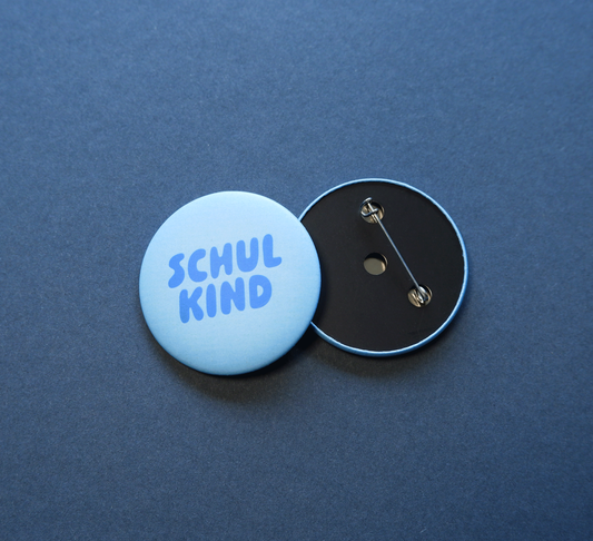 Button "Schulkind blau"