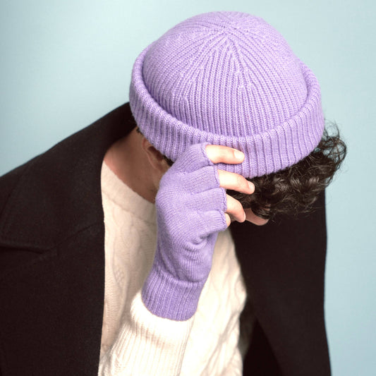 KLUE WOLLMÜTZE | Flieder