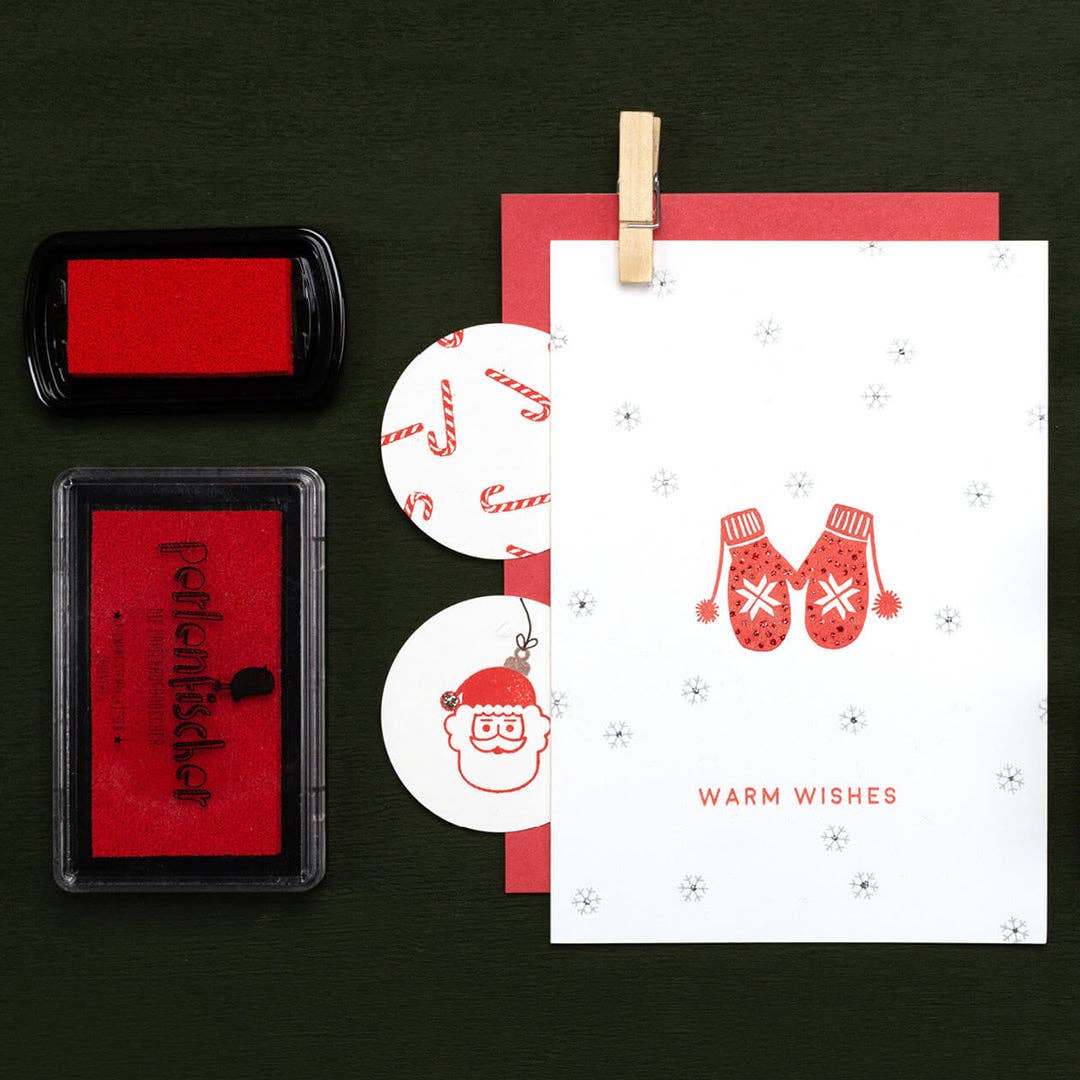 Stempelkissen | Rot mini