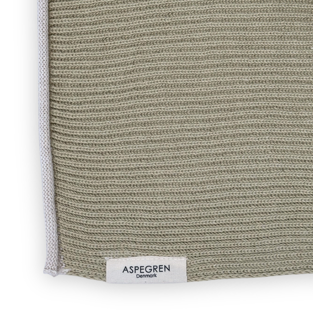 Spültuch aus 100 % Bio-Baumwolle – Strickmuster Ripple Pampas