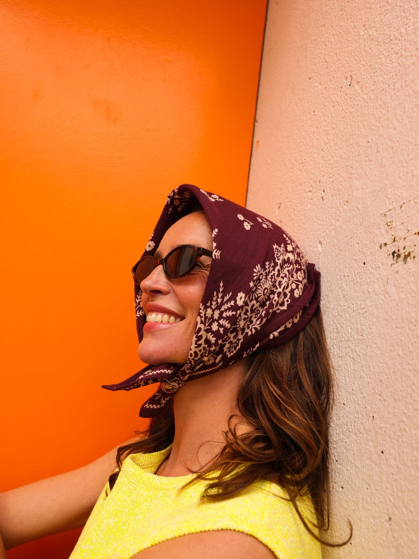 Kinder-Foulard Mysore Bandana Pflaume