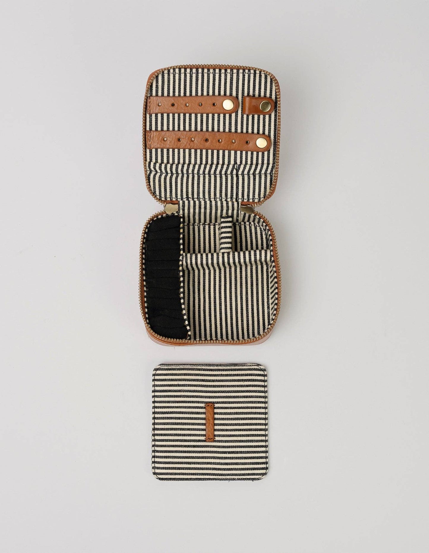 Schmuckkästchen - Cognac Klassisches Leder