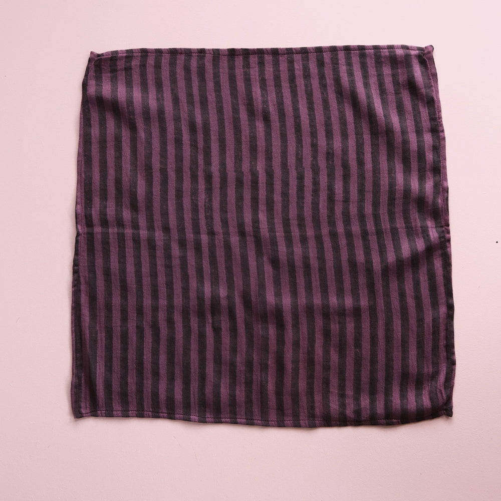 Mini Foulard *Stripe Green Purple* Tuch