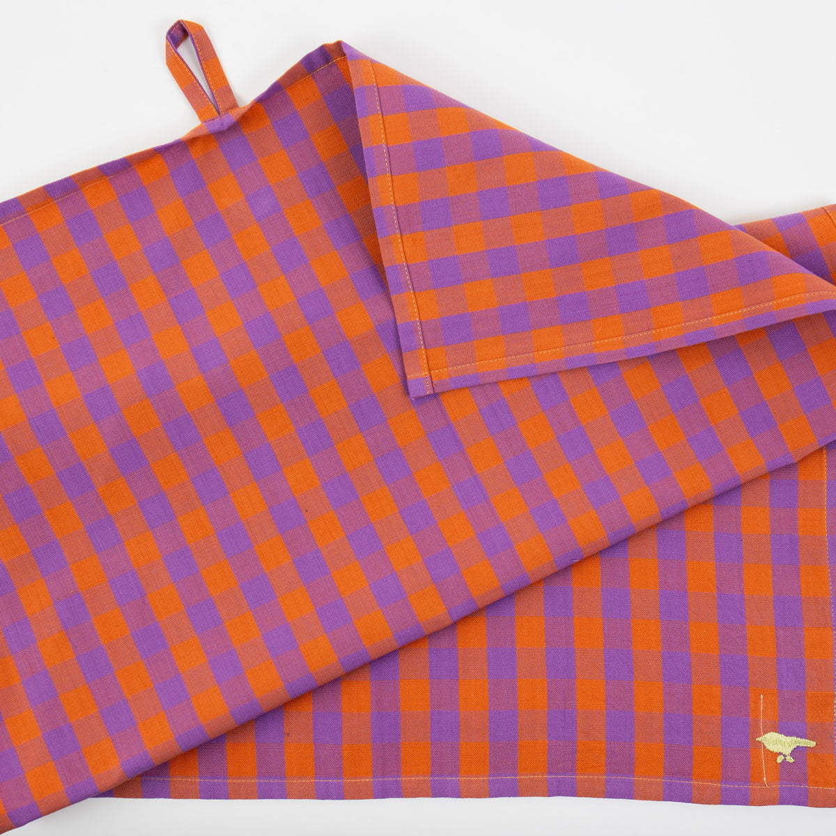 NINA Handduk, orange/lila