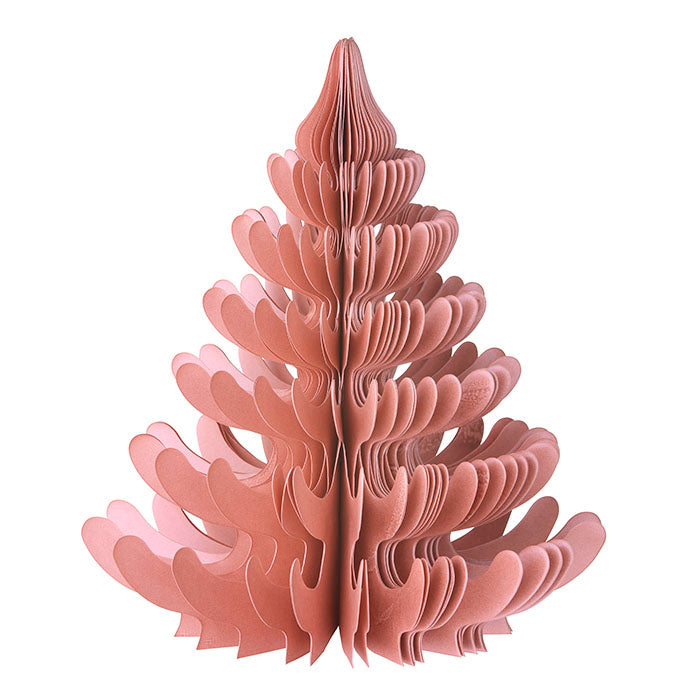 Wabenpapier-Baum Andina H22cm Dusty Rose