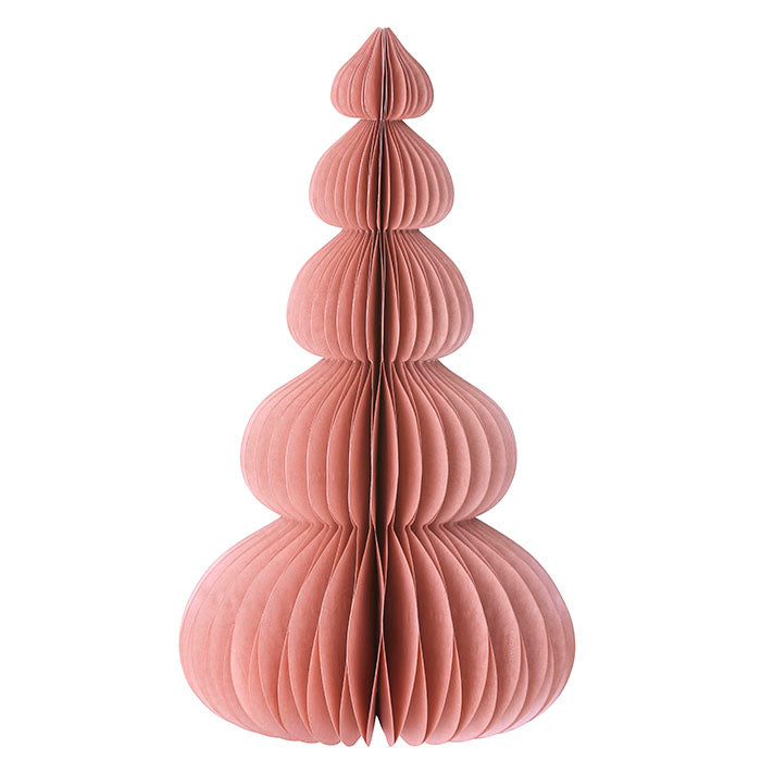 Wabenpapier-Baum Moonpine H40cm Dusty Rose