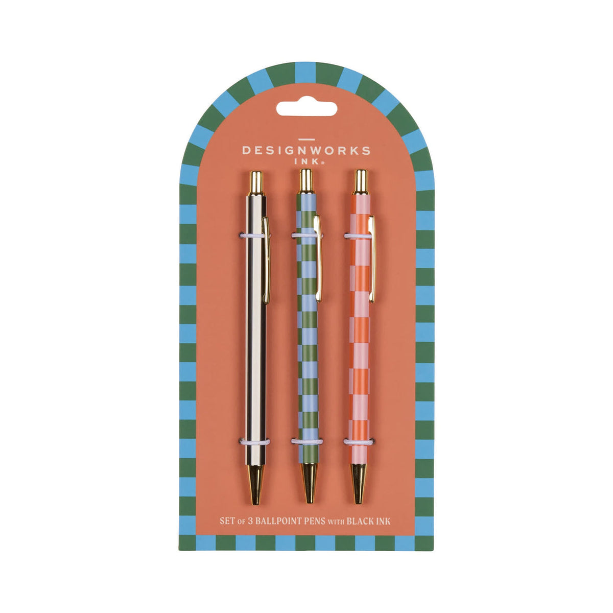A Dopo 3er-Set Stifte – Streifen und Karos
