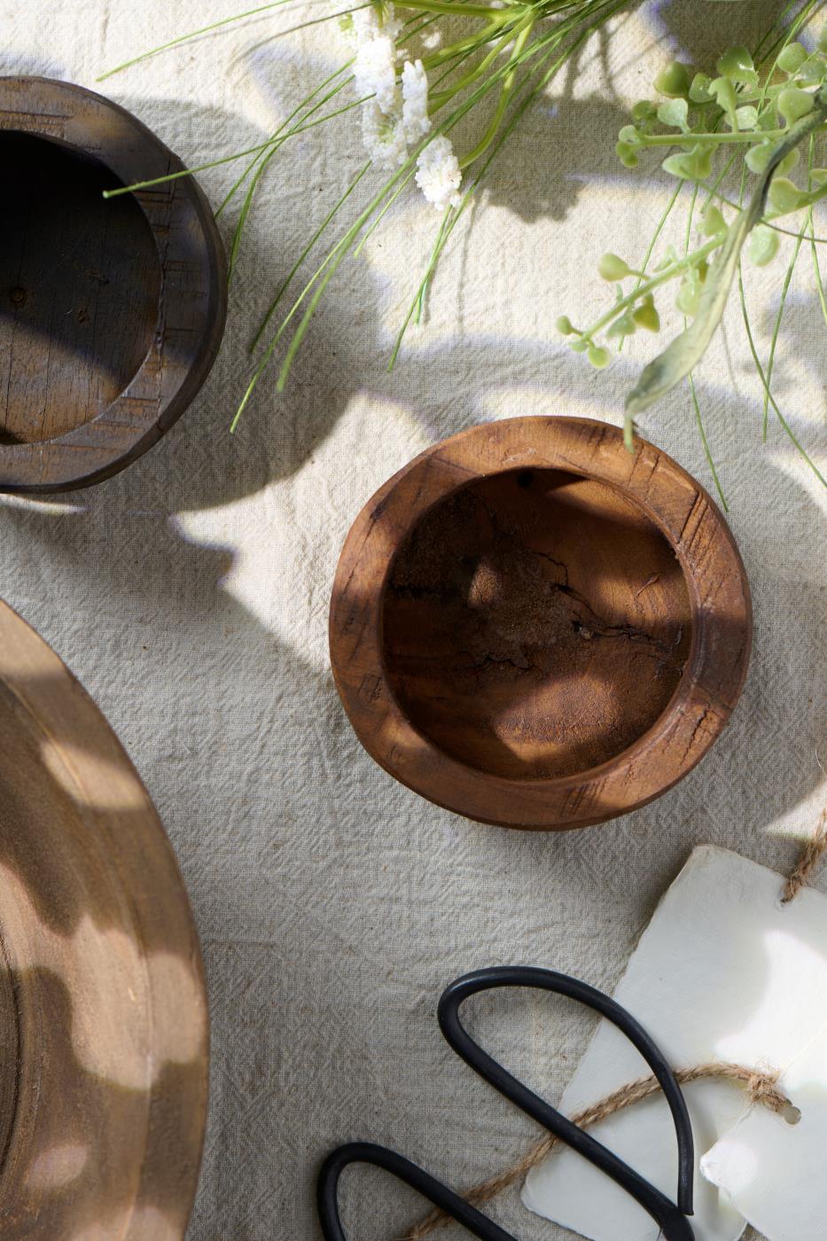 Holzschüssel UNIKA Größe, Gewicht und Dicke variieren