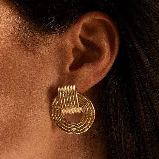Giulia Ohrringe | Schmuck aus Gold, Geschenk, wasserfest