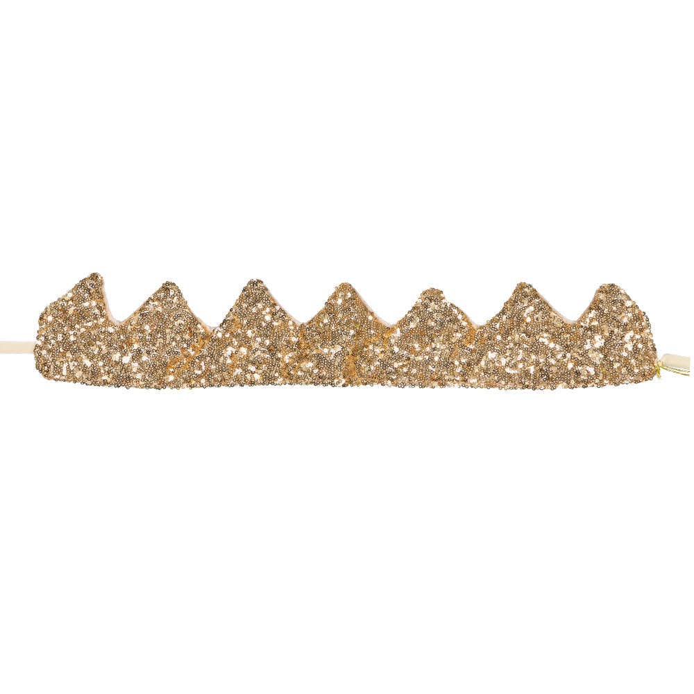 Krone - goldene Pailletten