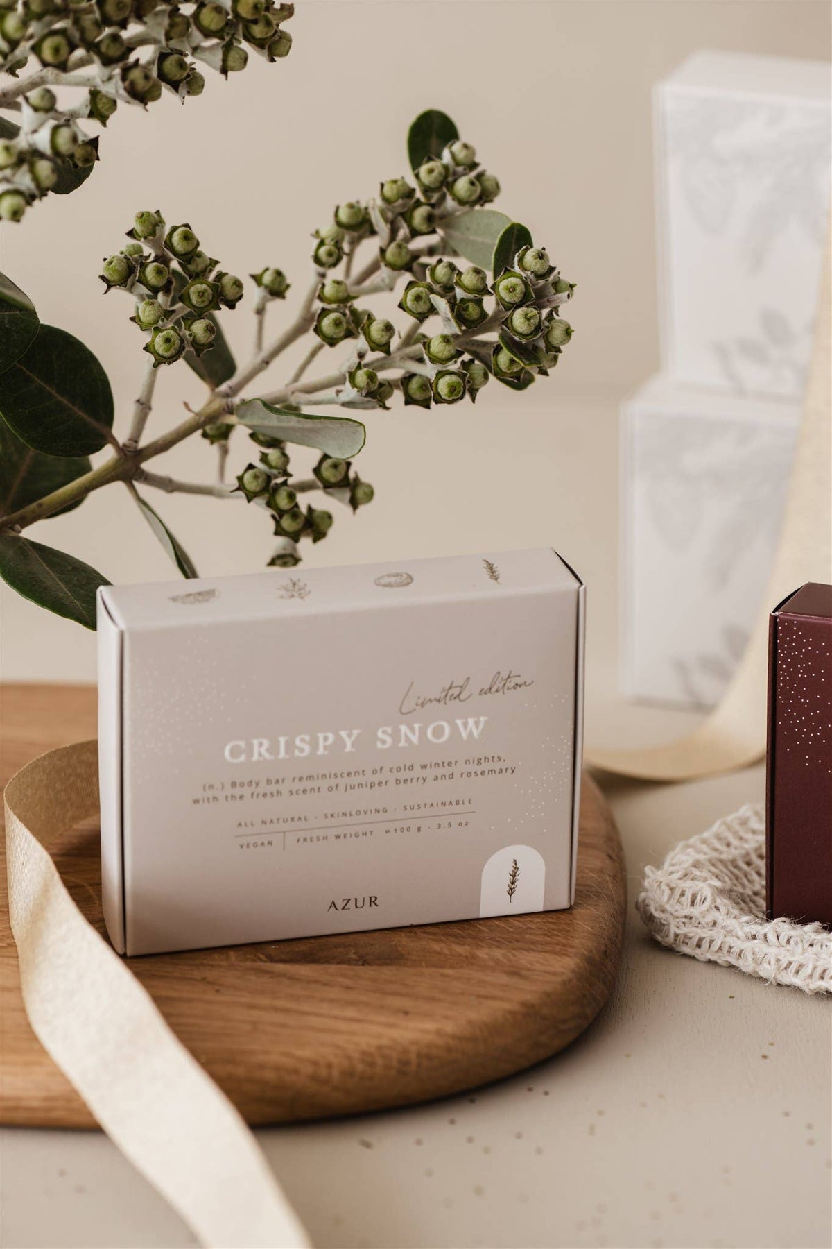 CRISPY SNOW | Weihnachtsseife | Bodybar in limitierter Auflage