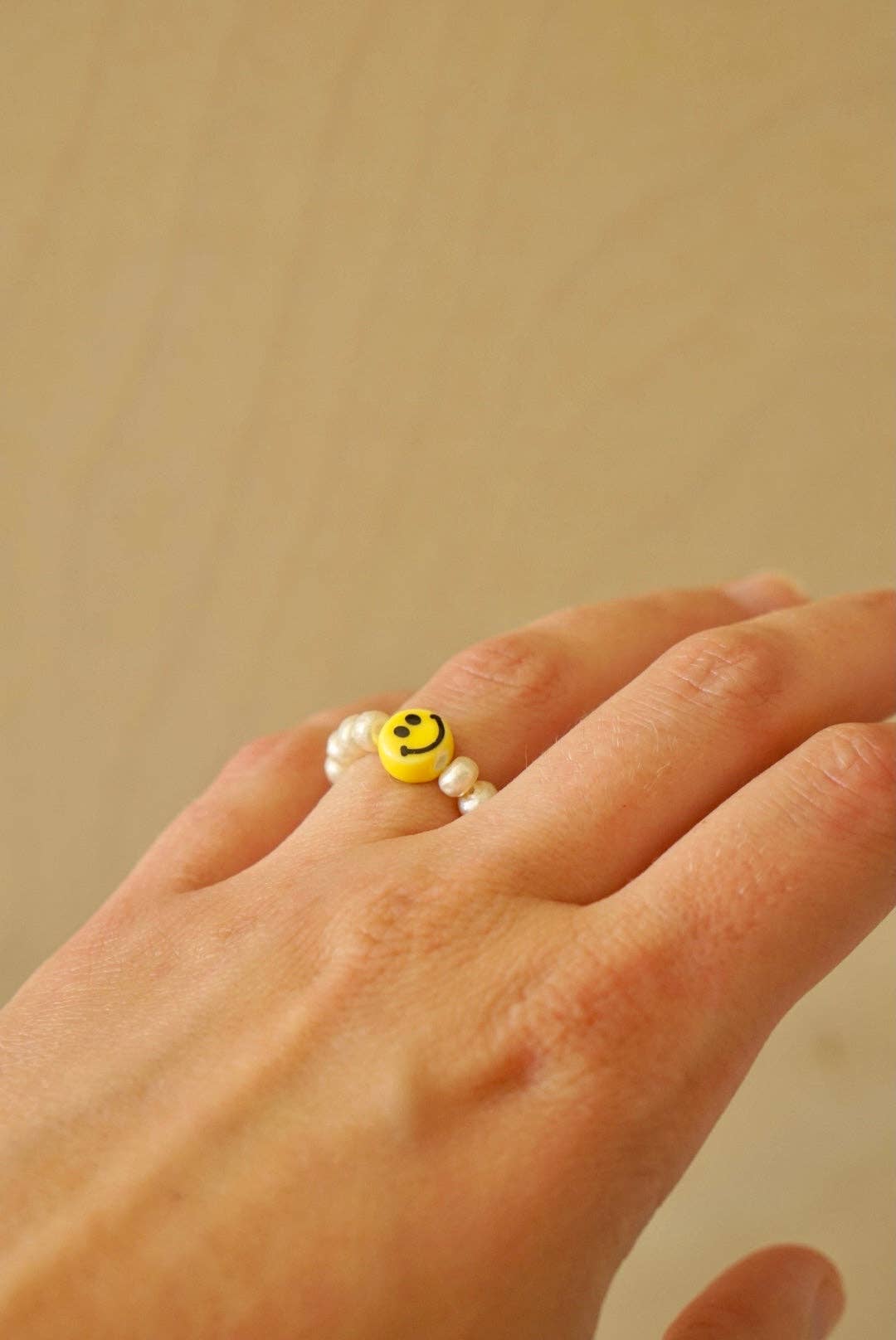 BLING tings - Happy pearly ring