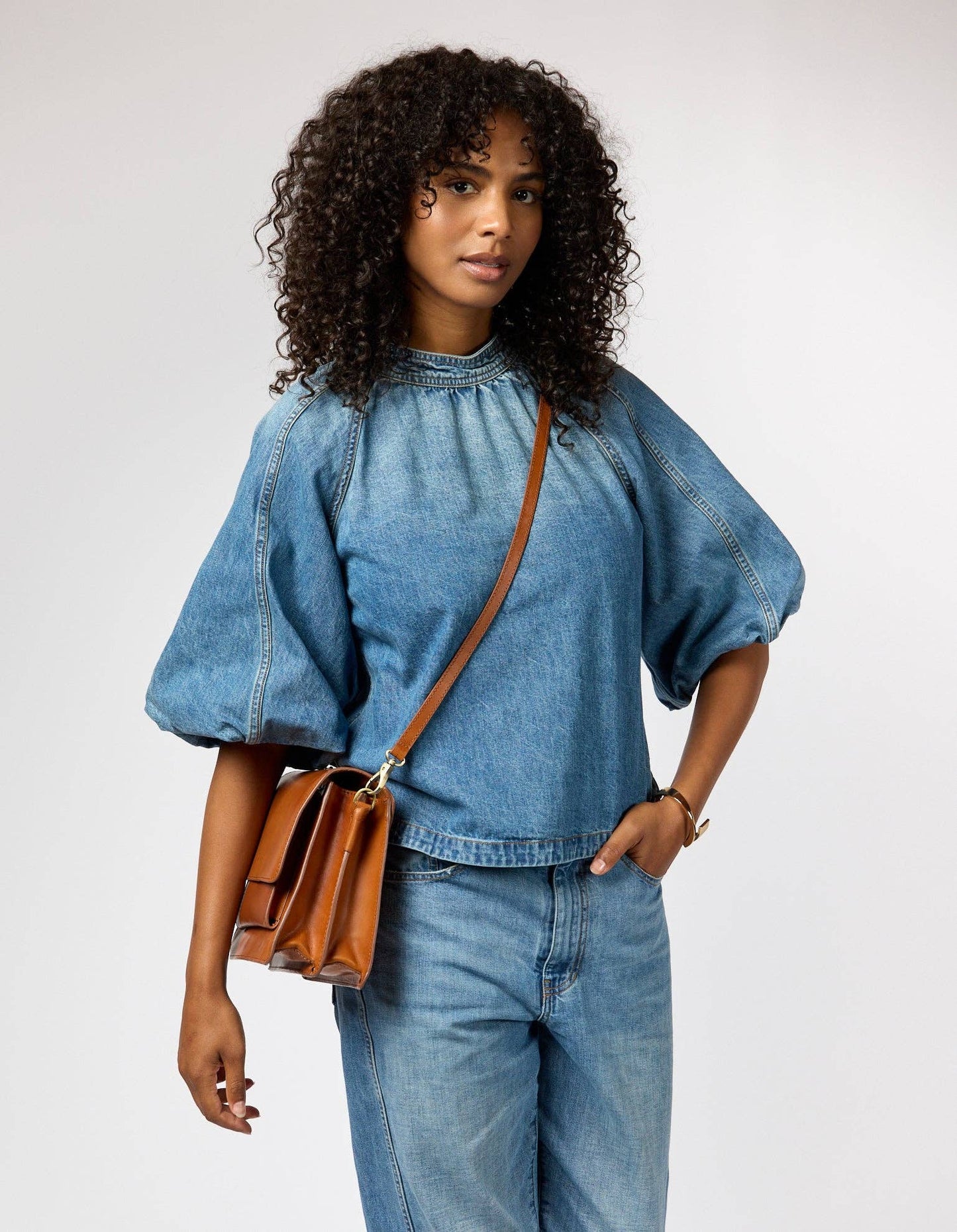 Harper - Klassisches Leder in Cognac