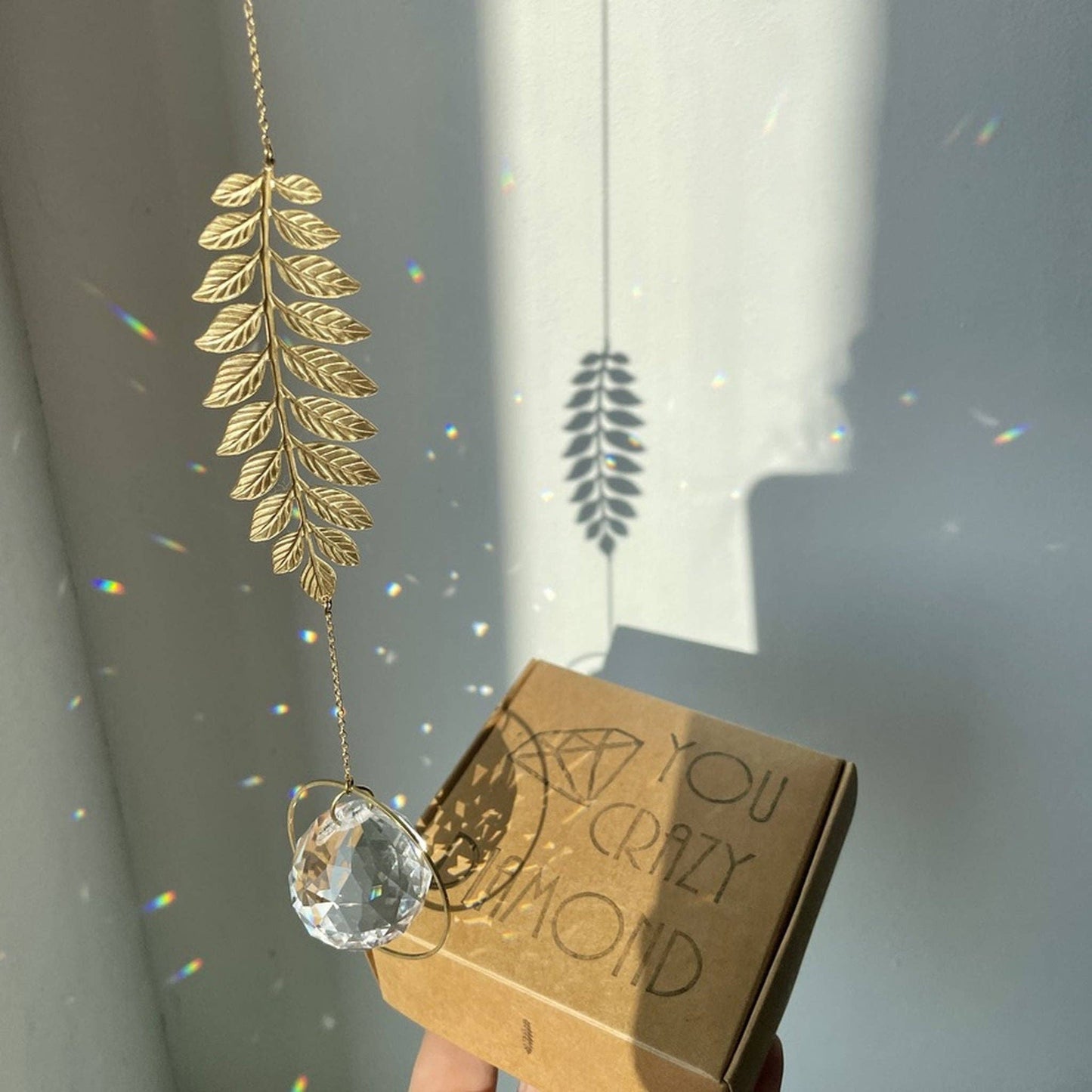 Suncatcher Ranke / Lichtfänger / Fensterkristall / Prisma