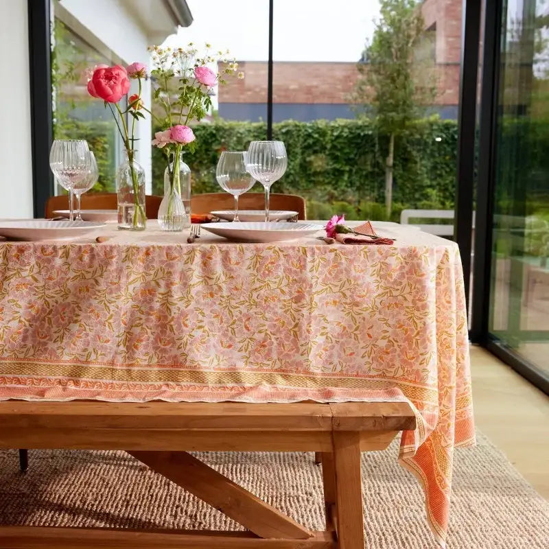 Tischdecke - Petunia Rose: 170x170cm