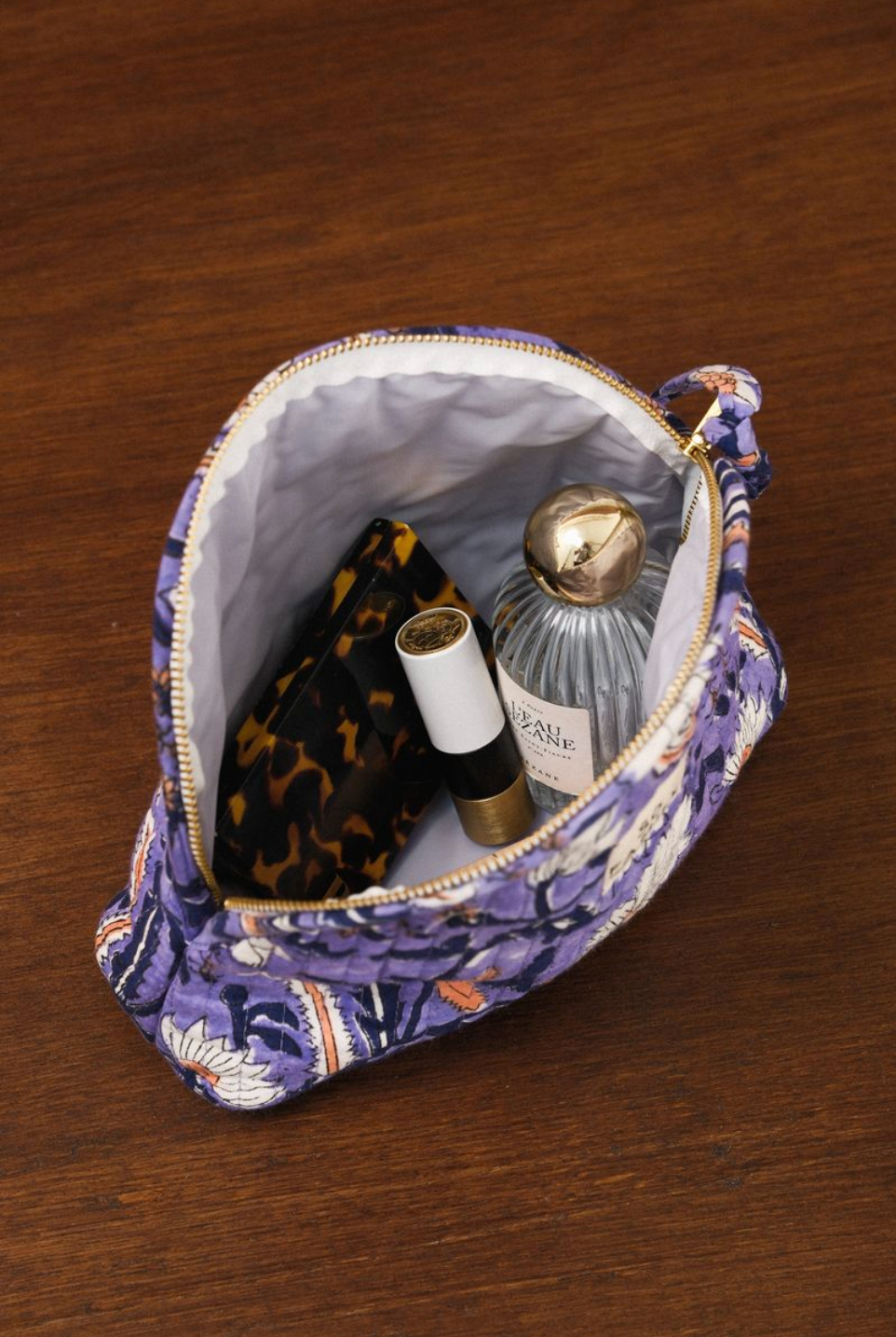 Make-up-Tasche Indore grün