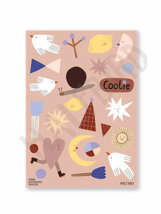 Spülmaschinenfeste Sticker "Sommernacht"