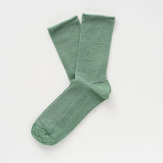 KLUE Glitzer-Lurex-Socken aus umweltfreundlichem Lyocell | Mintgrün
