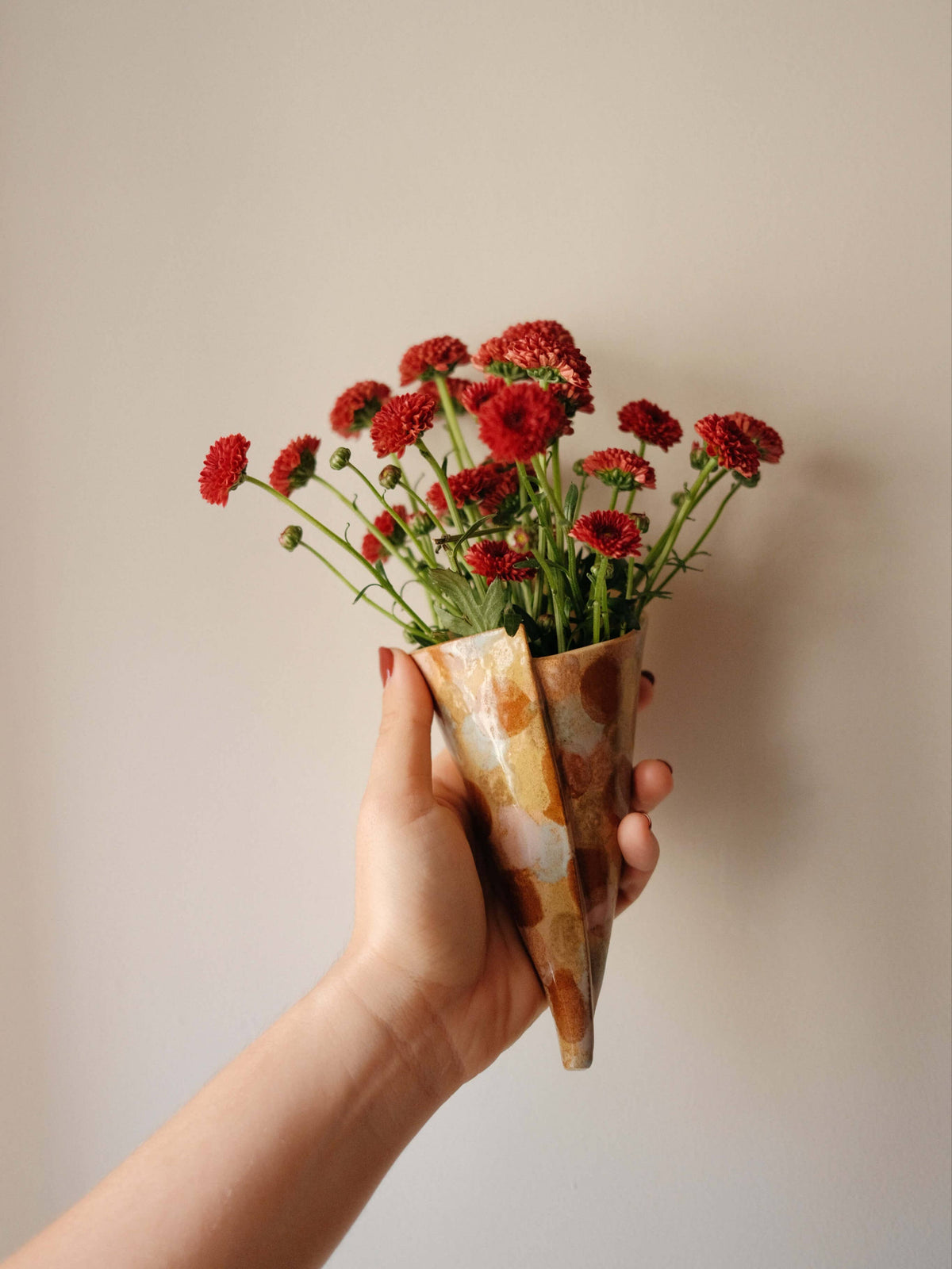 Wandvase Eistüte