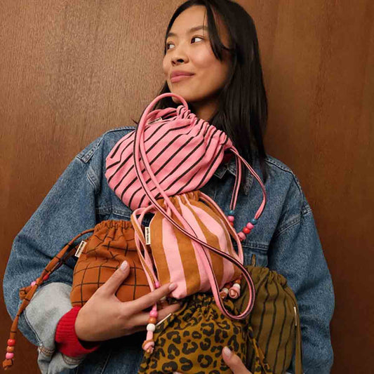 BILLIE TENNIS TASCHE SCHWARZ / FUNKY PINK