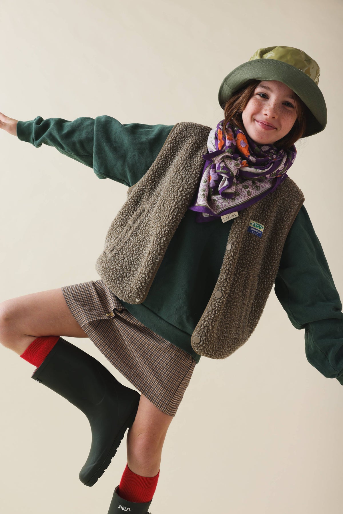 Foulard für Erwachsene Udaipur orange