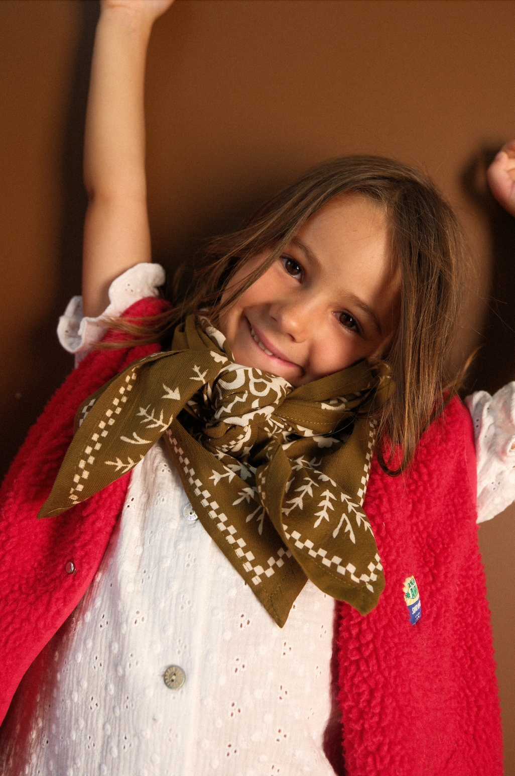 Mysore Bandana für Erwachsene in Khaki