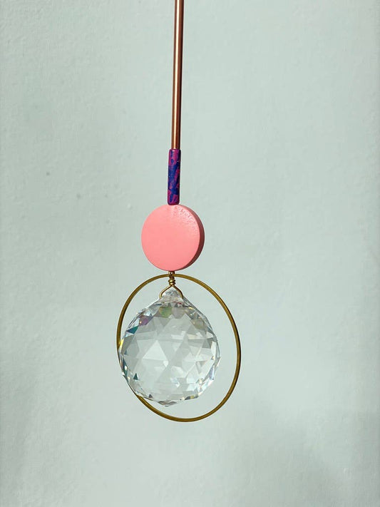 Suncatcher Disc/ Lichtfänger / Fensterkristall  / Prisma