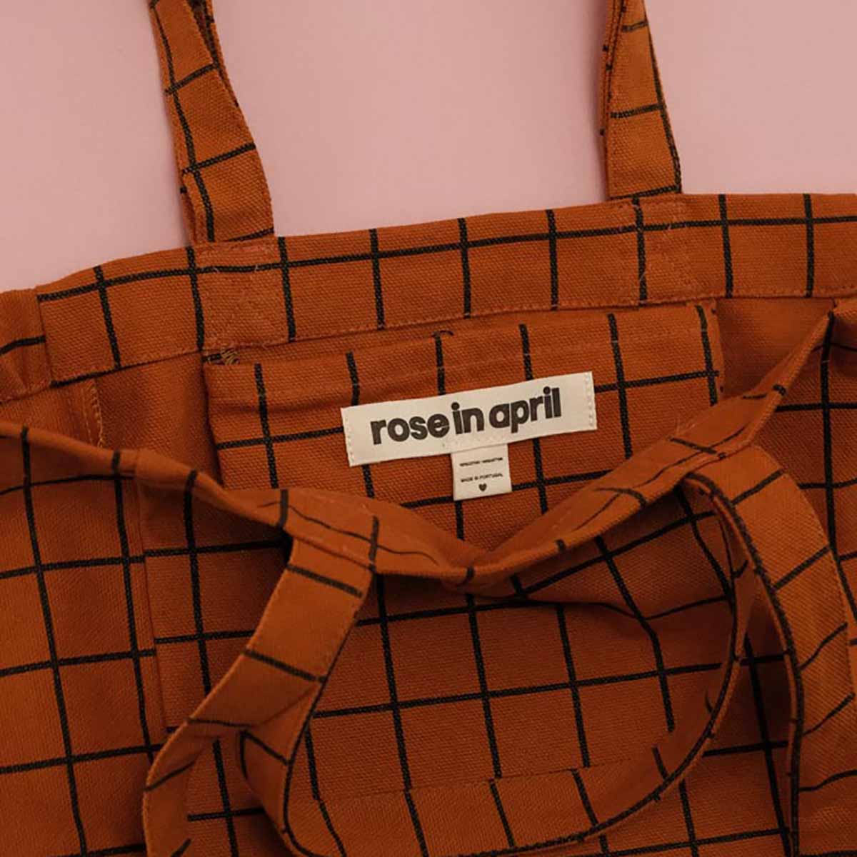 ELISABETH SCHULE CHECK GINGER TASCHE