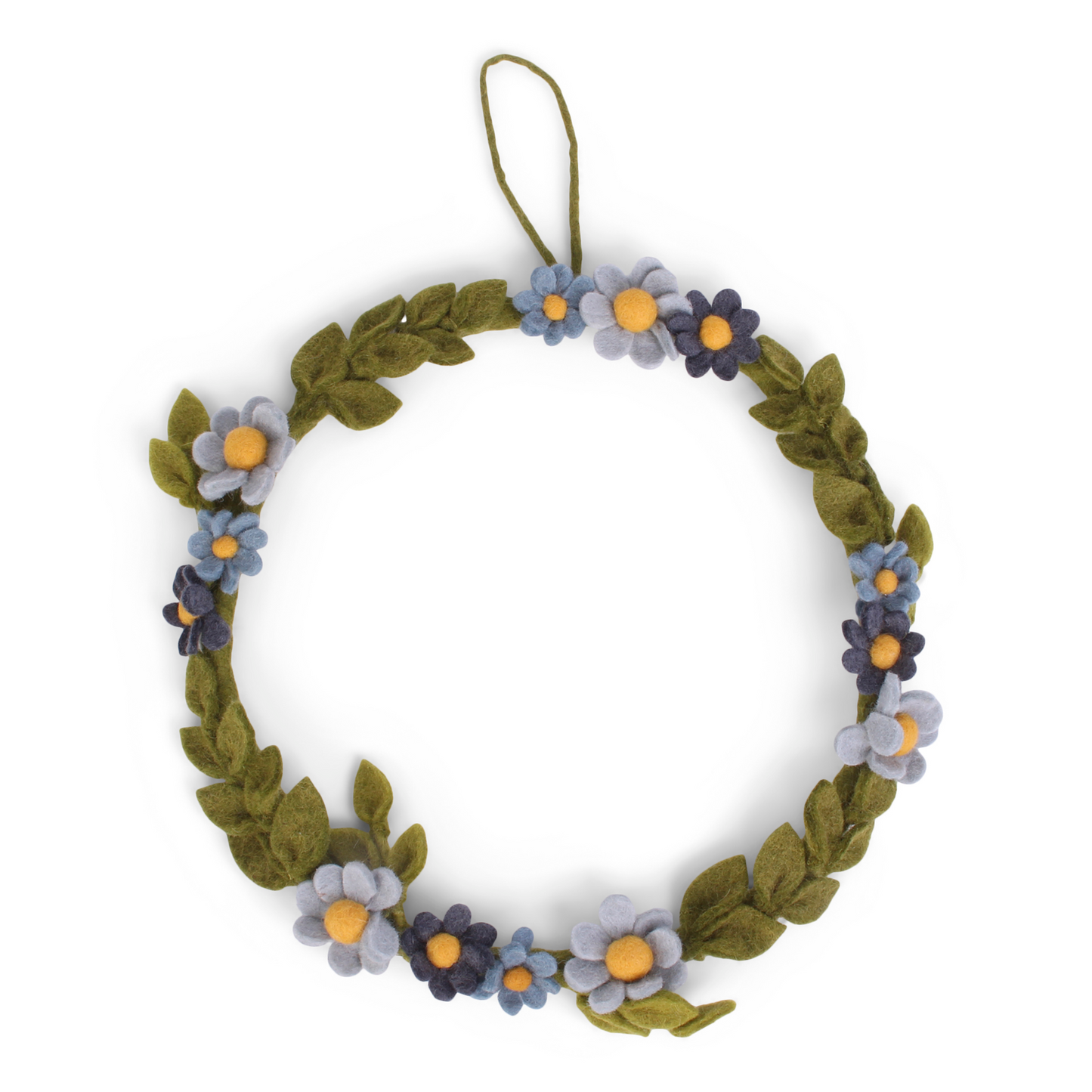 Anemone Wreath – Blue