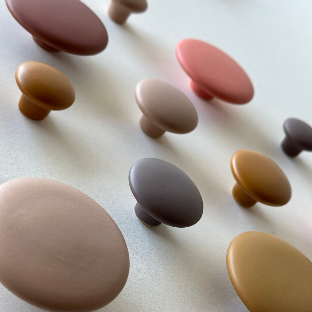 Knauf Mini - Matt - Mustard Solid