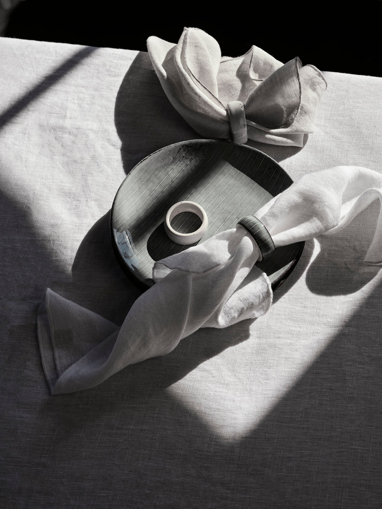 Nordic Vanilla Serviettenring Set von 6 Stück