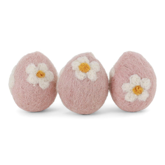 Eier mit Rosenblüten – 3er-Set