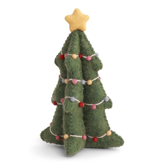 Weihnachtsbaum mit Girlande