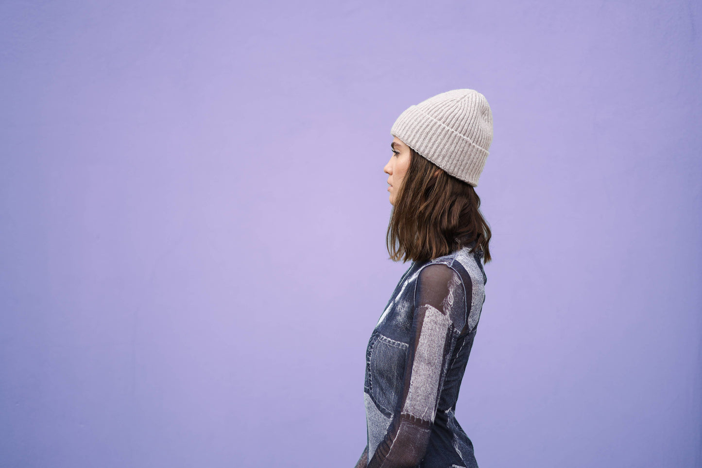 KLUE Soft Beanie in Beige – Weiche, nachhaltige Mütze aus recyceltem Acryl