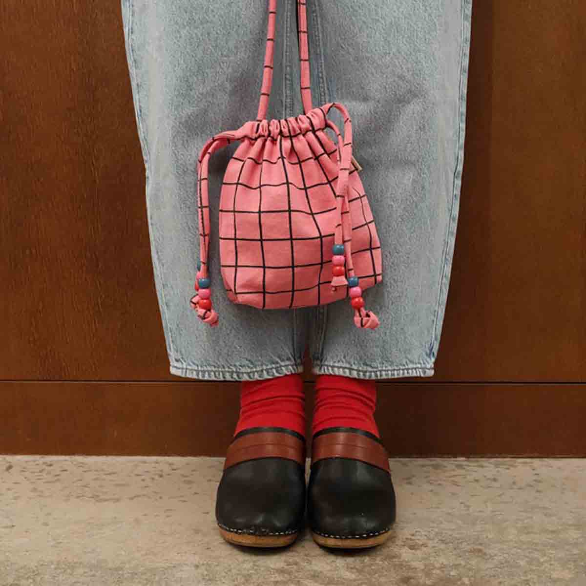 BILLIE SCHOOL CHECK FUNKY PINK TASCHE