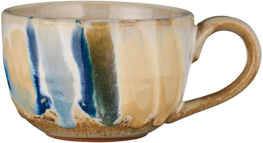 Tasse m/Henkel Trosa blaue Struktur