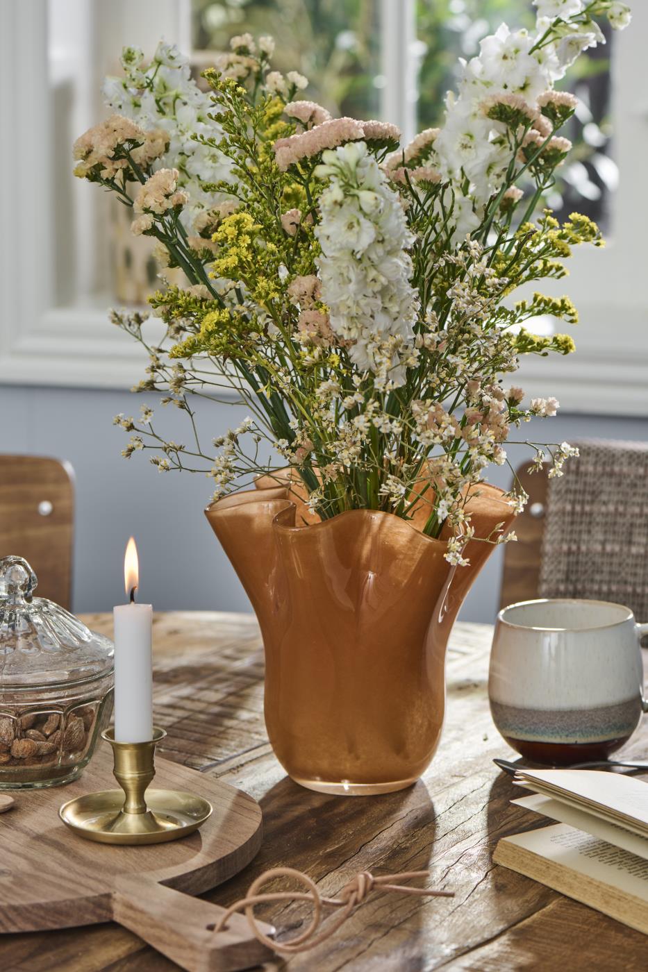 Vase Glas Rot