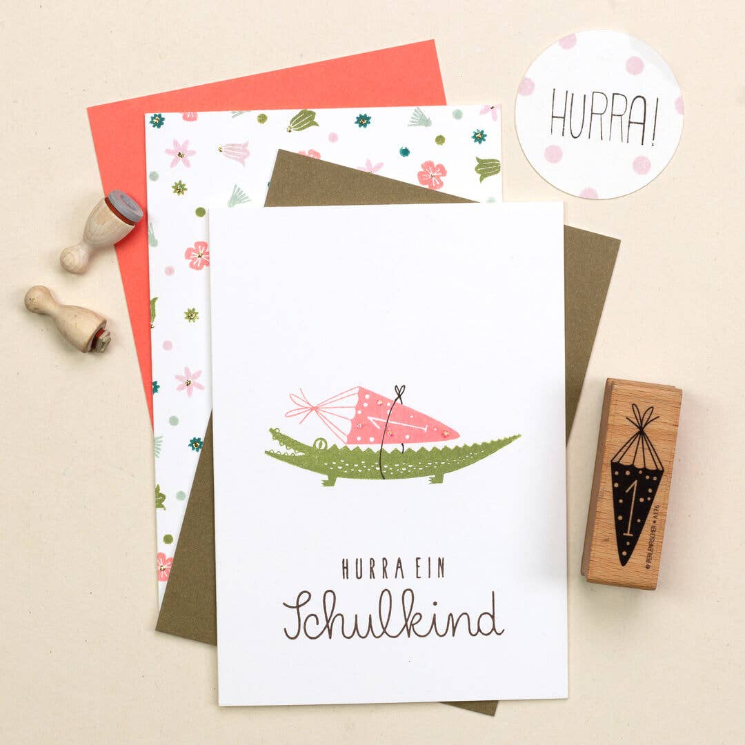 Stempel | Hurra ein Schulkind