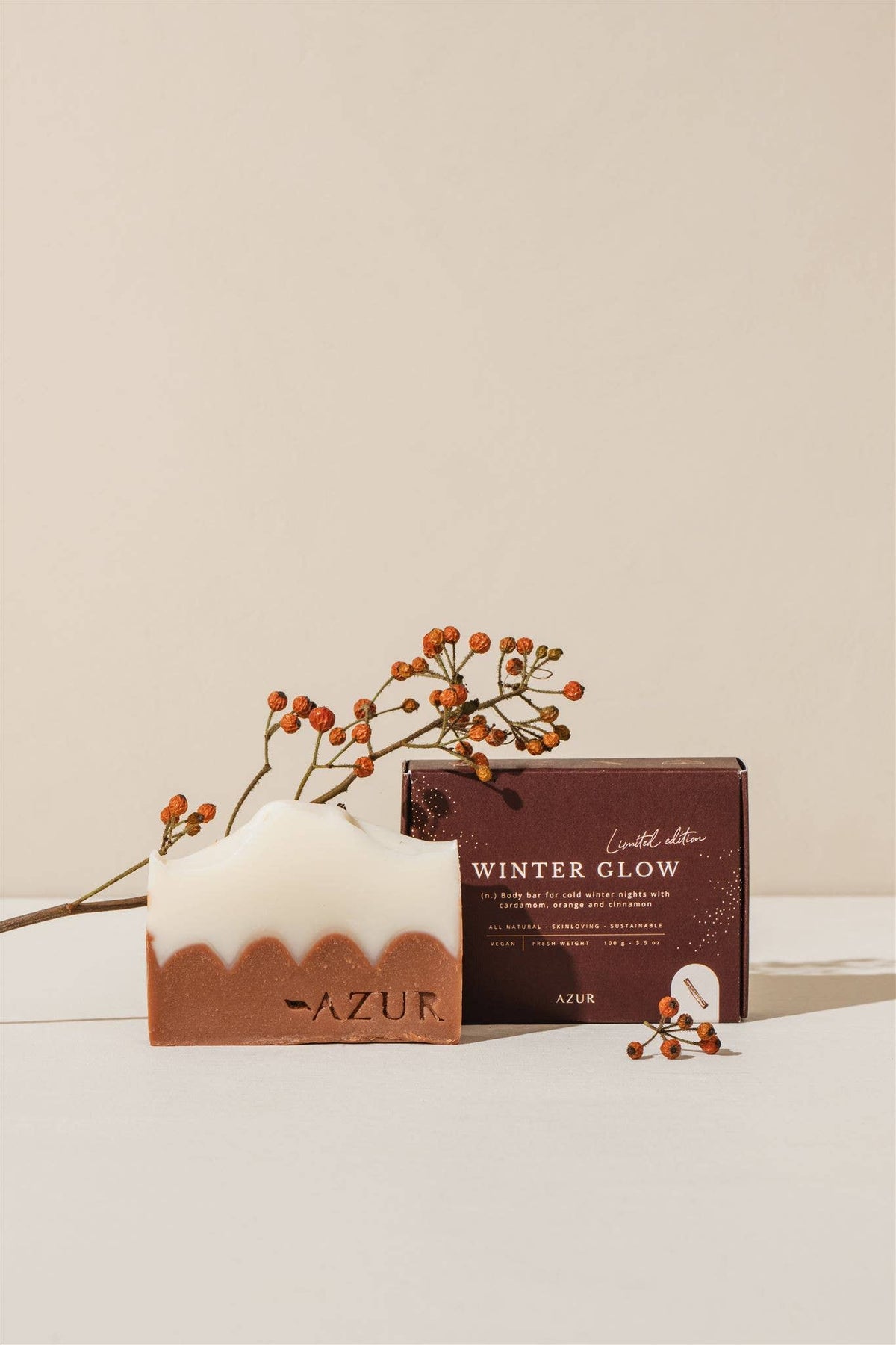 WINTER GLOW | Weihnachtsseife | Bodybar in limitierter Auflage