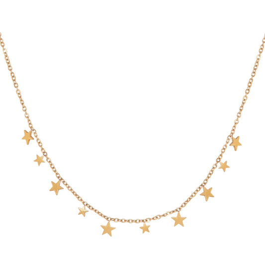 Starborn-Halskette Gold